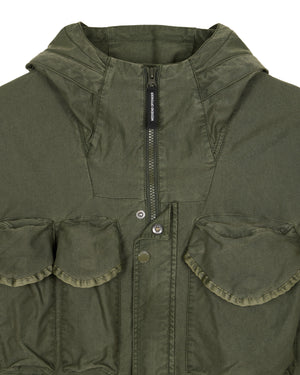 Cotoca Garment Dye Jacket Dark Green