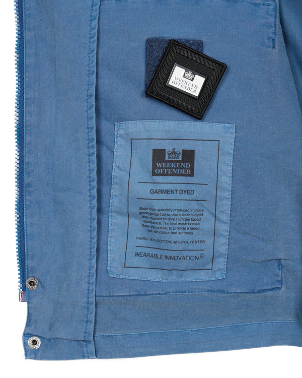 Cotoca Garment Dye Jacket Deep Blue