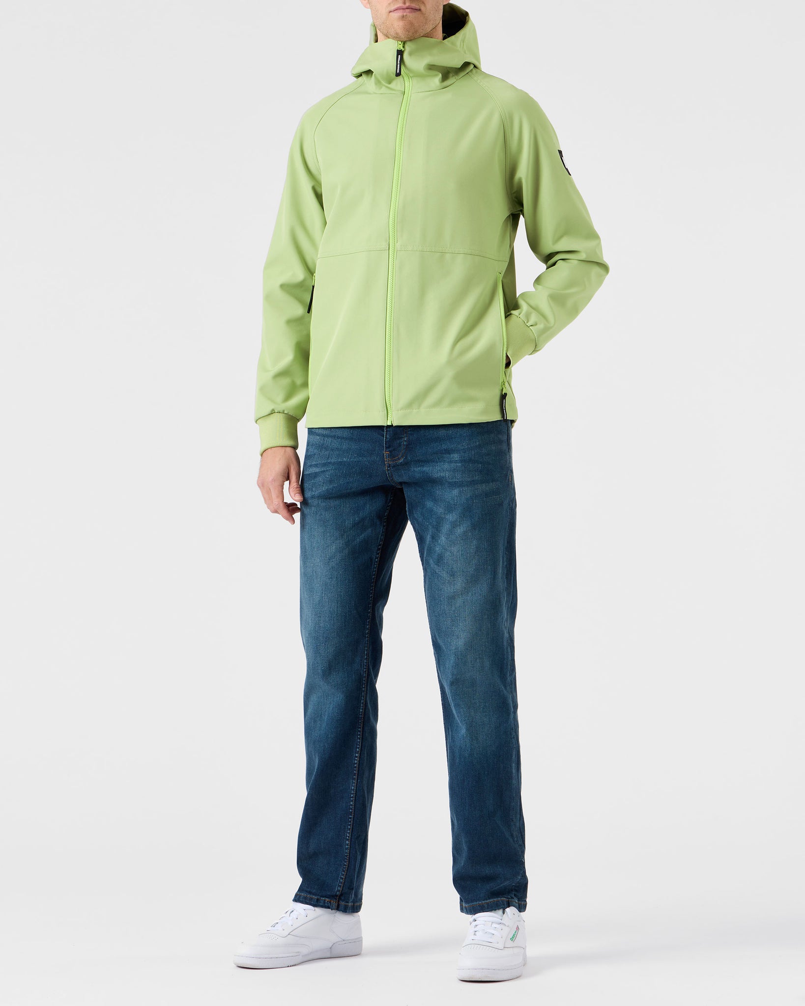 Stipe Shell Jacket Fern Moss