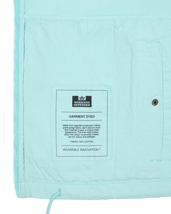 Chisora Garment Dye Jacket Aqua