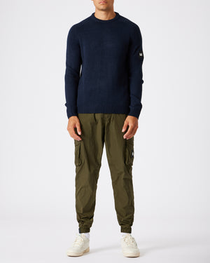 Zagreb Knitted Sweatshirt Navy