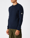 Zagreb Knitted Sweatshirt Navy
