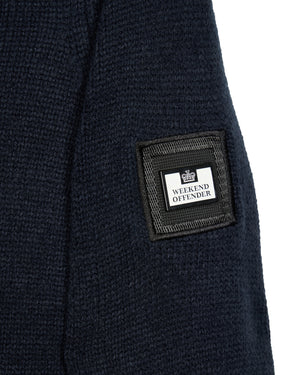 Zagreb Knitted Sweatshirt Navy