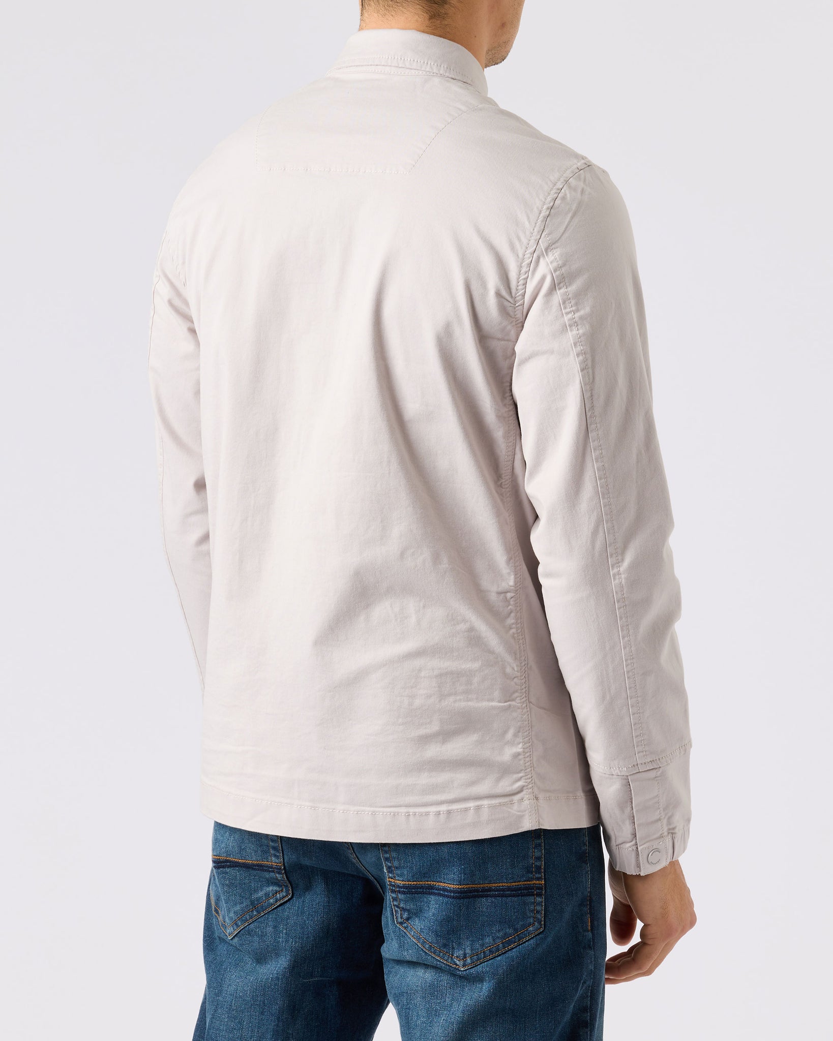 Vinnie Over-Shirt Dove Grey
