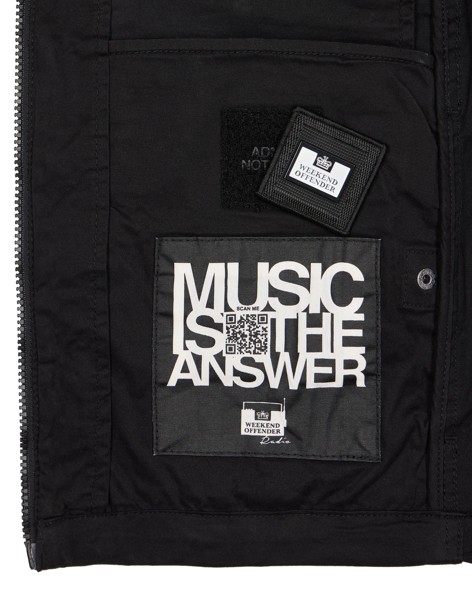 Vinnie Over-Shirt Black