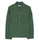 Formella Garment Dye Over-Shirt Dark Green