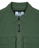 Formella Garment Dye Over-Shirt Dark Green