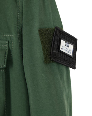 Formella Garment Dye Over-Shirt Dark Green