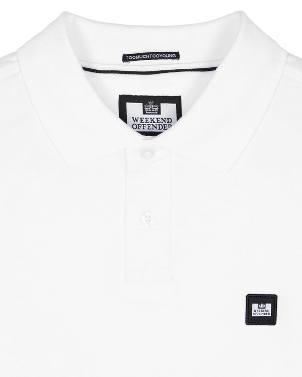 Monteray Mercerised Polo Shirt White