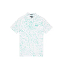 Kids Linares Tie Dye Polo Aqua