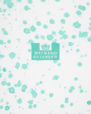 Kids Linares Tie Dye Polo Aqua