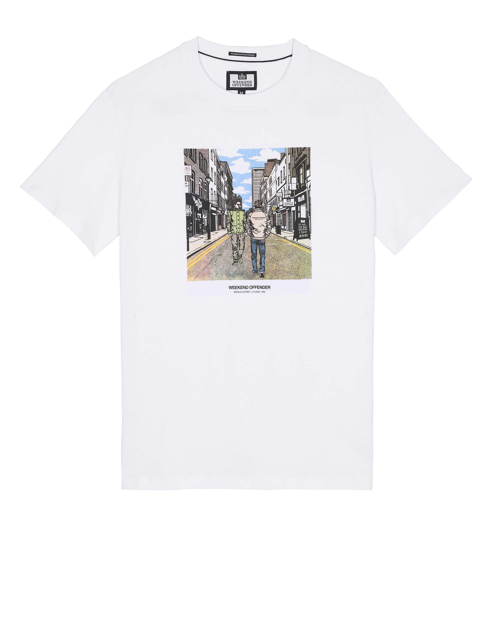 Berwick Street Graphic T-Shirt White