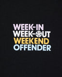 Week In Week Out Graphic T-Shirt Black