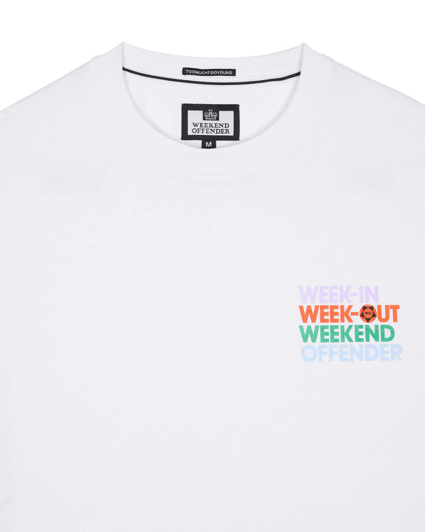 Week In Week Out Graphic T-Shirt White