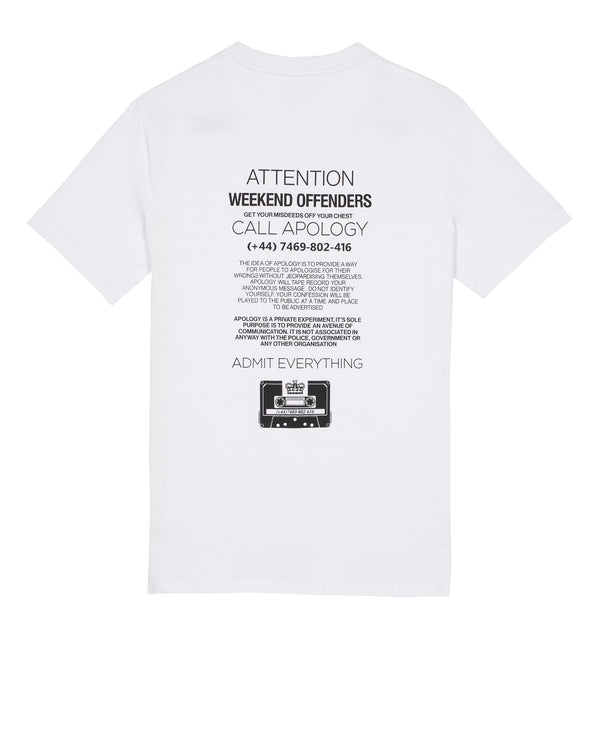 Apology Graphic T-Shirt White
