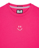 Smile Graphic T-Shirt Magenta