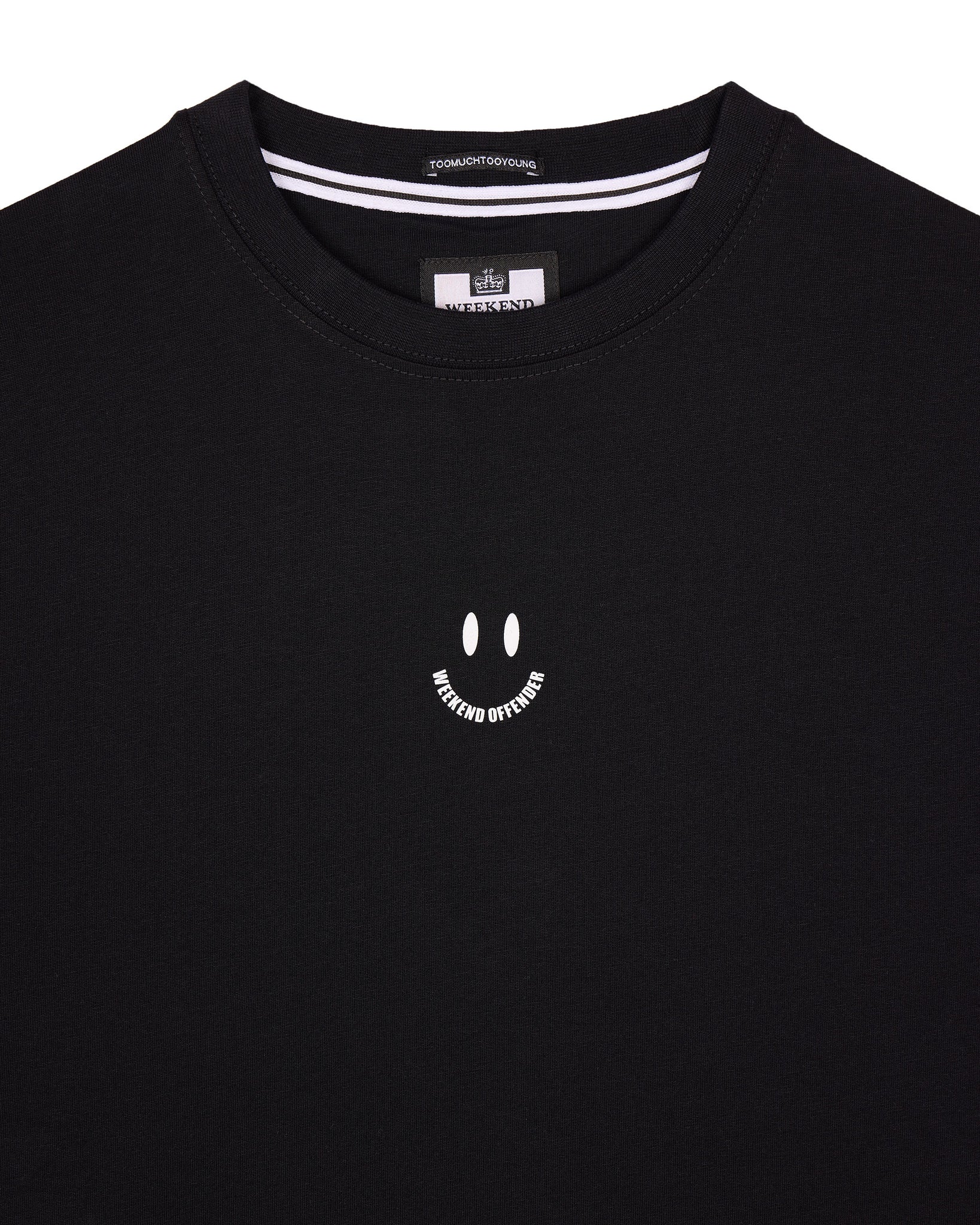 Smile Graphic T-Shirt Black