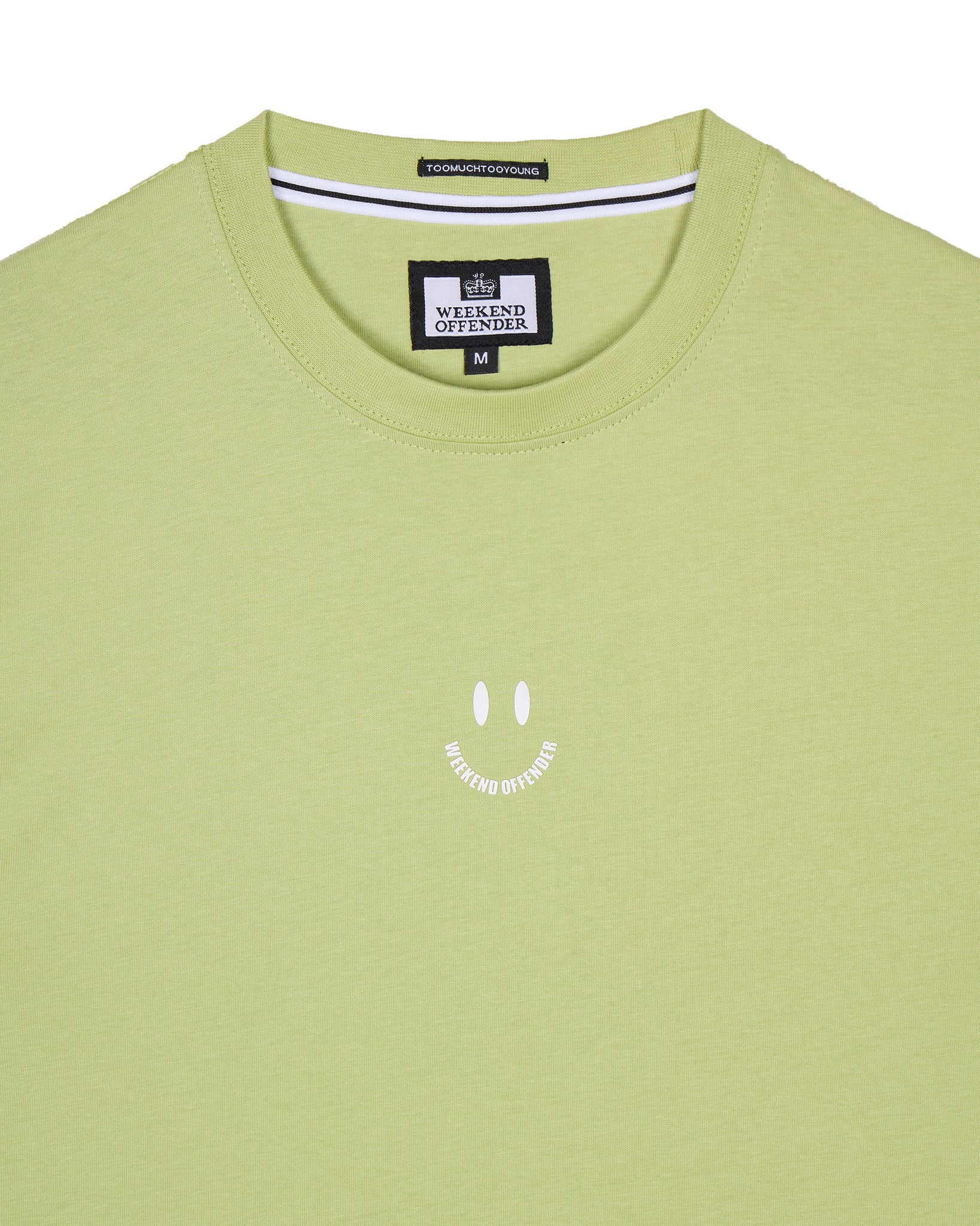 Smile Graphic T-Shirt Fern Moss