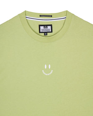 Smile Graphic T-Shirt Fern Moss