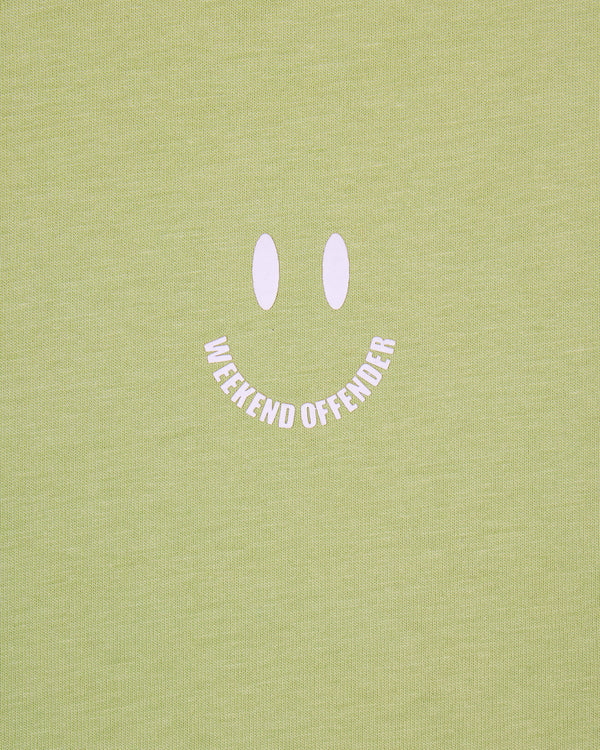 Kids Smile Graphic T-Shirt Fern Moss