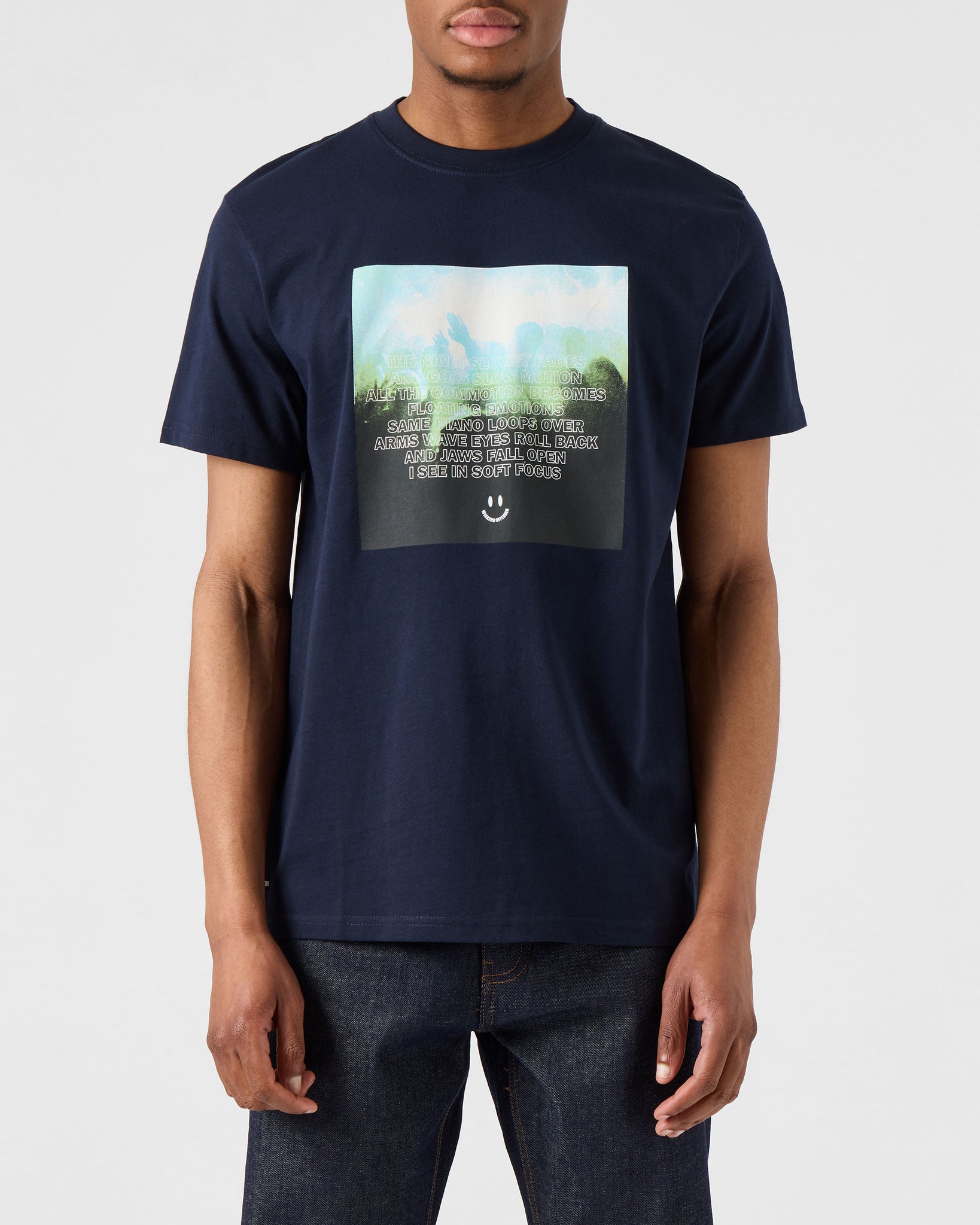 Heroes Graphic T-Shirt Navy