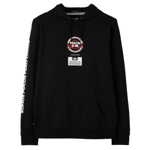 Pascal Gym Graphic Hoodie Black