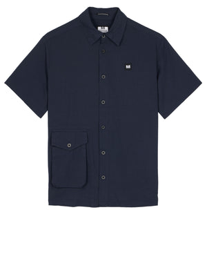 Barboza Poplin Shirt Navy