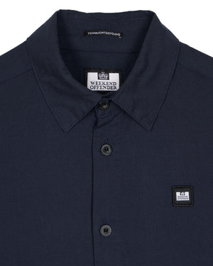 Barboza Poplin Shirt Navy