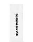 FO Mondays Sports Socks White