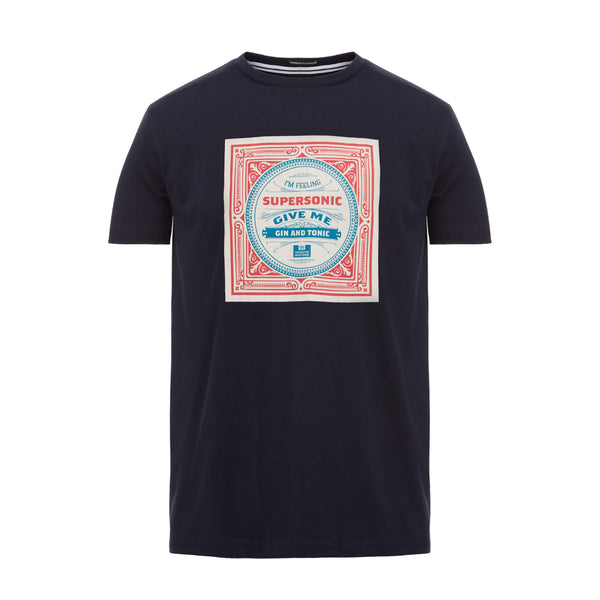 Supersonic Graphic T-Shirt Navy