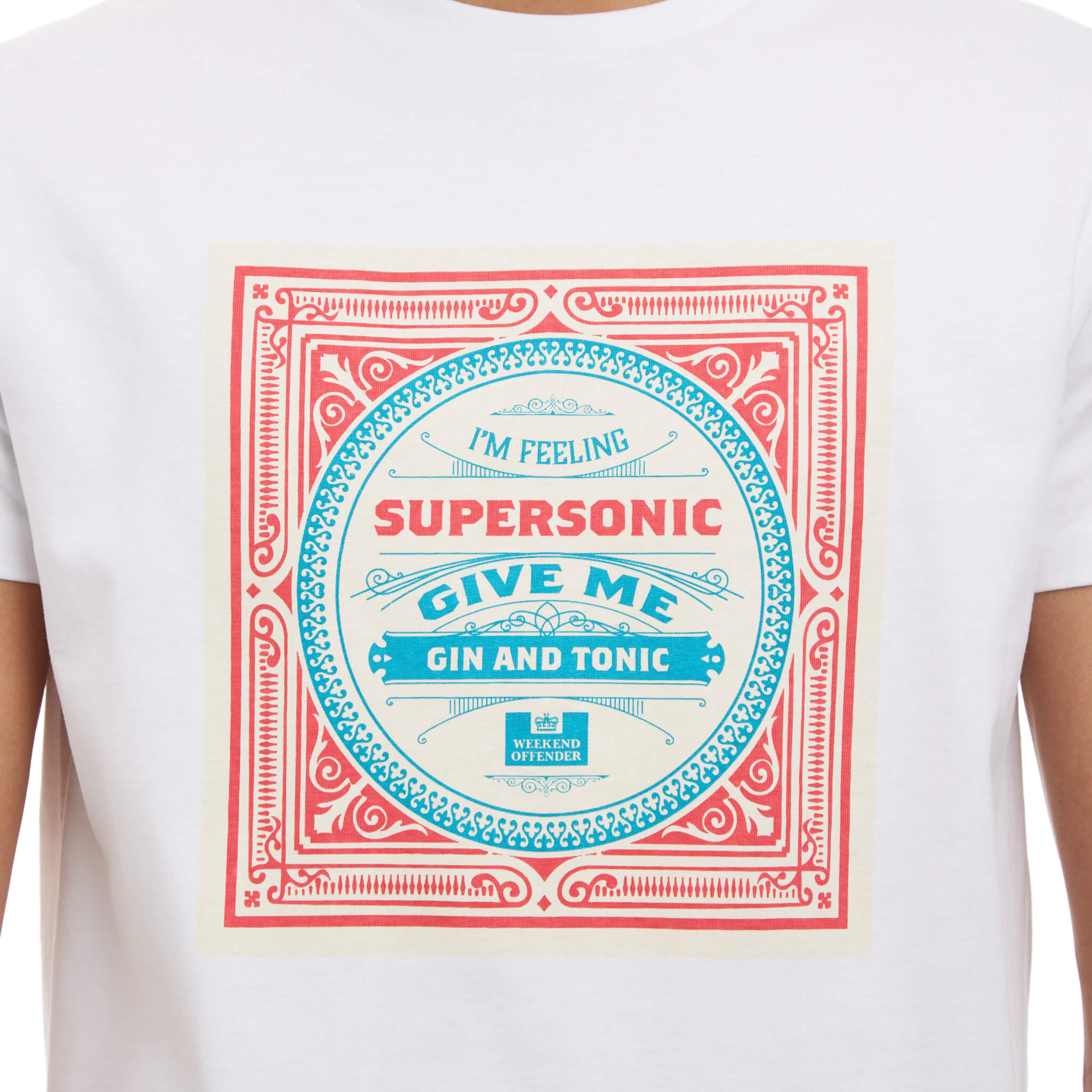 Supersonic Graphic T-Shirt White