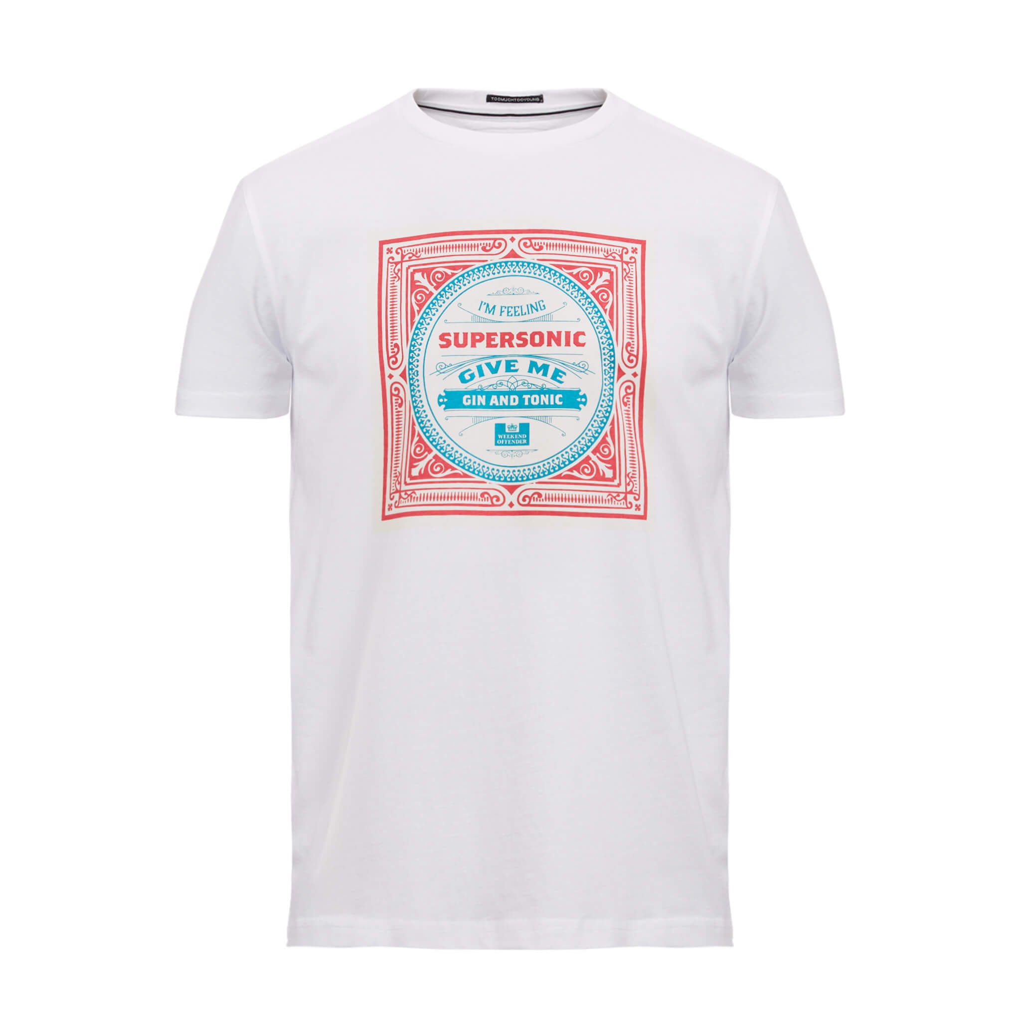Supersonic Graphic T-Shirt White