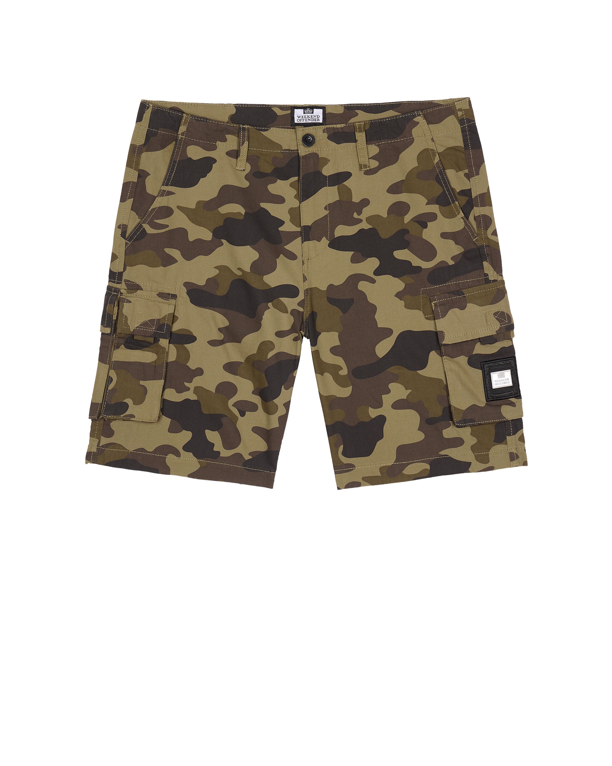 Short camo store pants