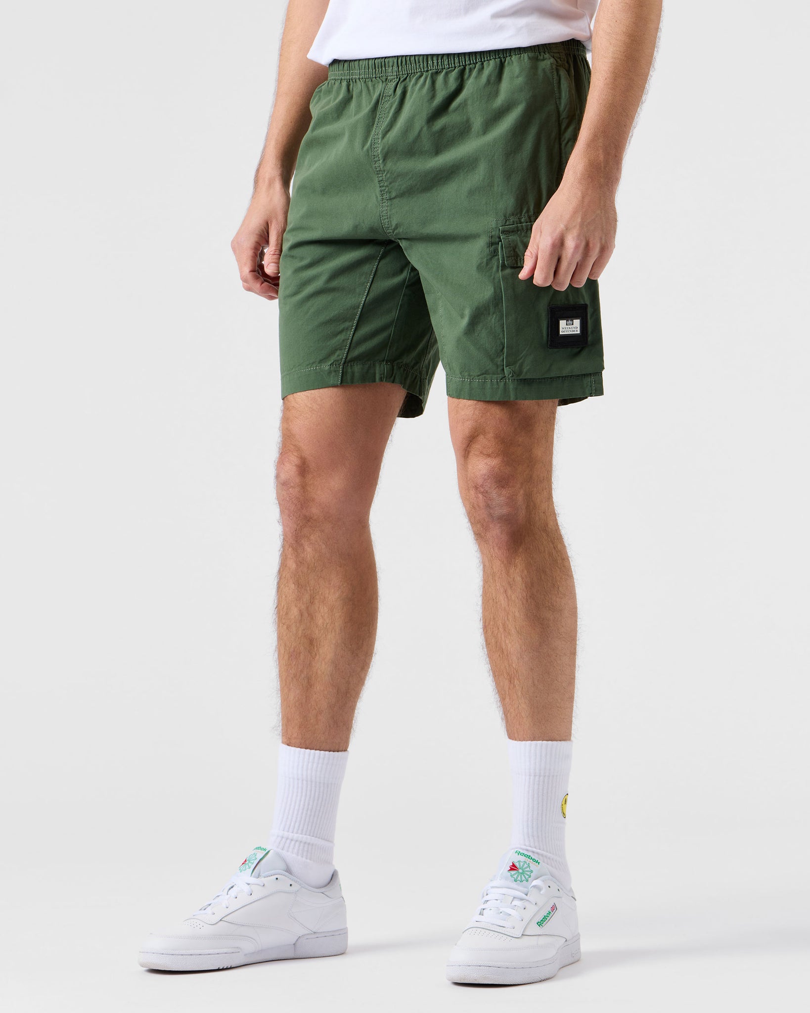 Faraci Garment Dye Shorts Dark Green