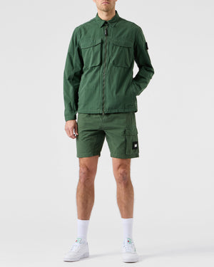 Faraci Garment Dye Shorts Dark Green