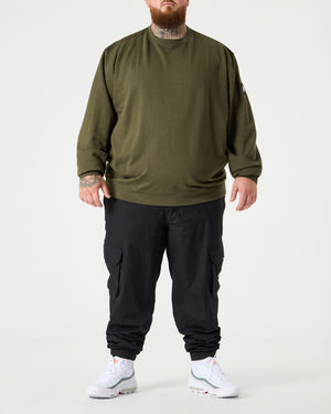 F Bomb Sweatshirt Dark Green - Plus Size