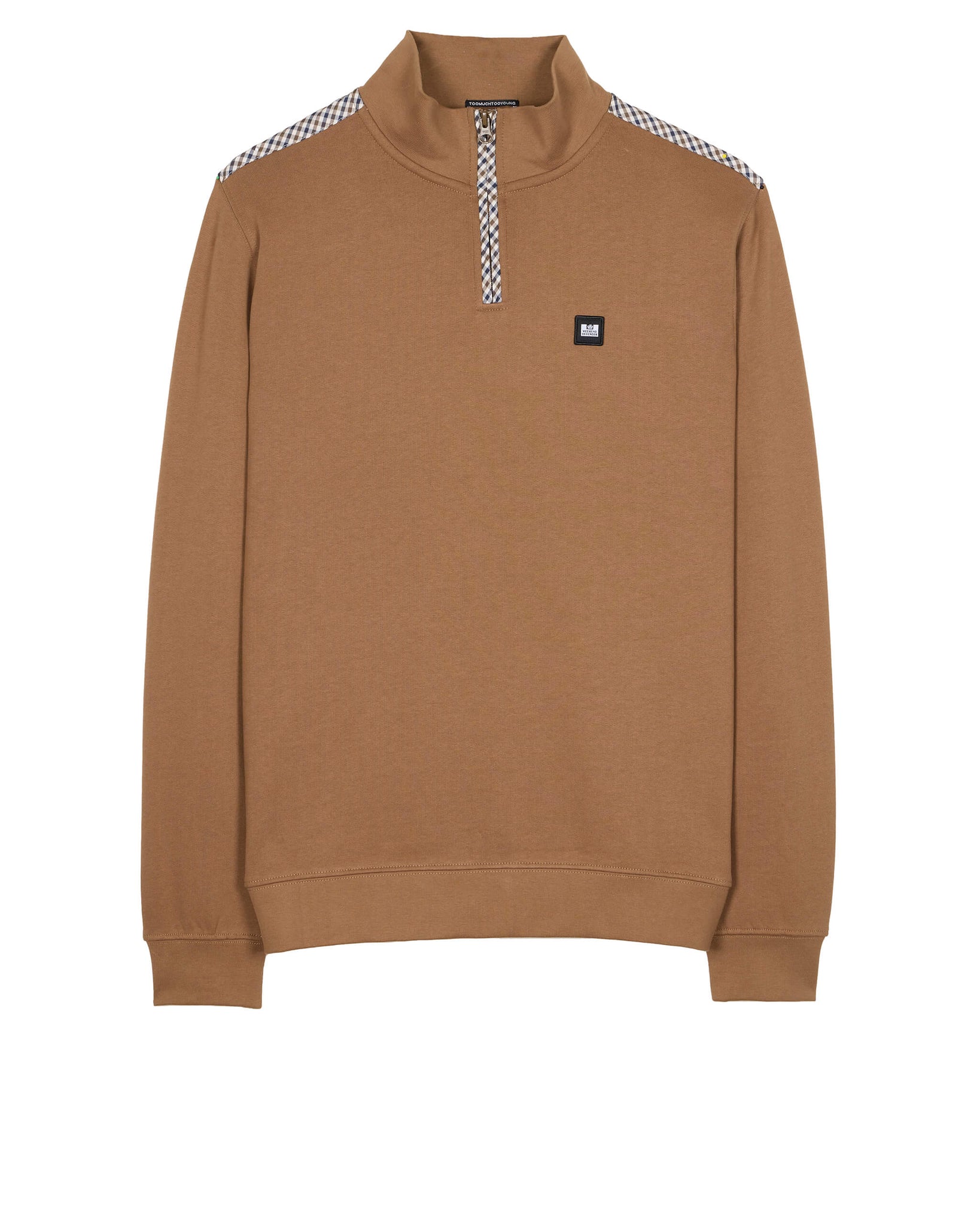 Miyako Quarter Zip Sweatshirt Caramel