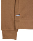 Miyako Quarter Zip Sweatshirt Caramel