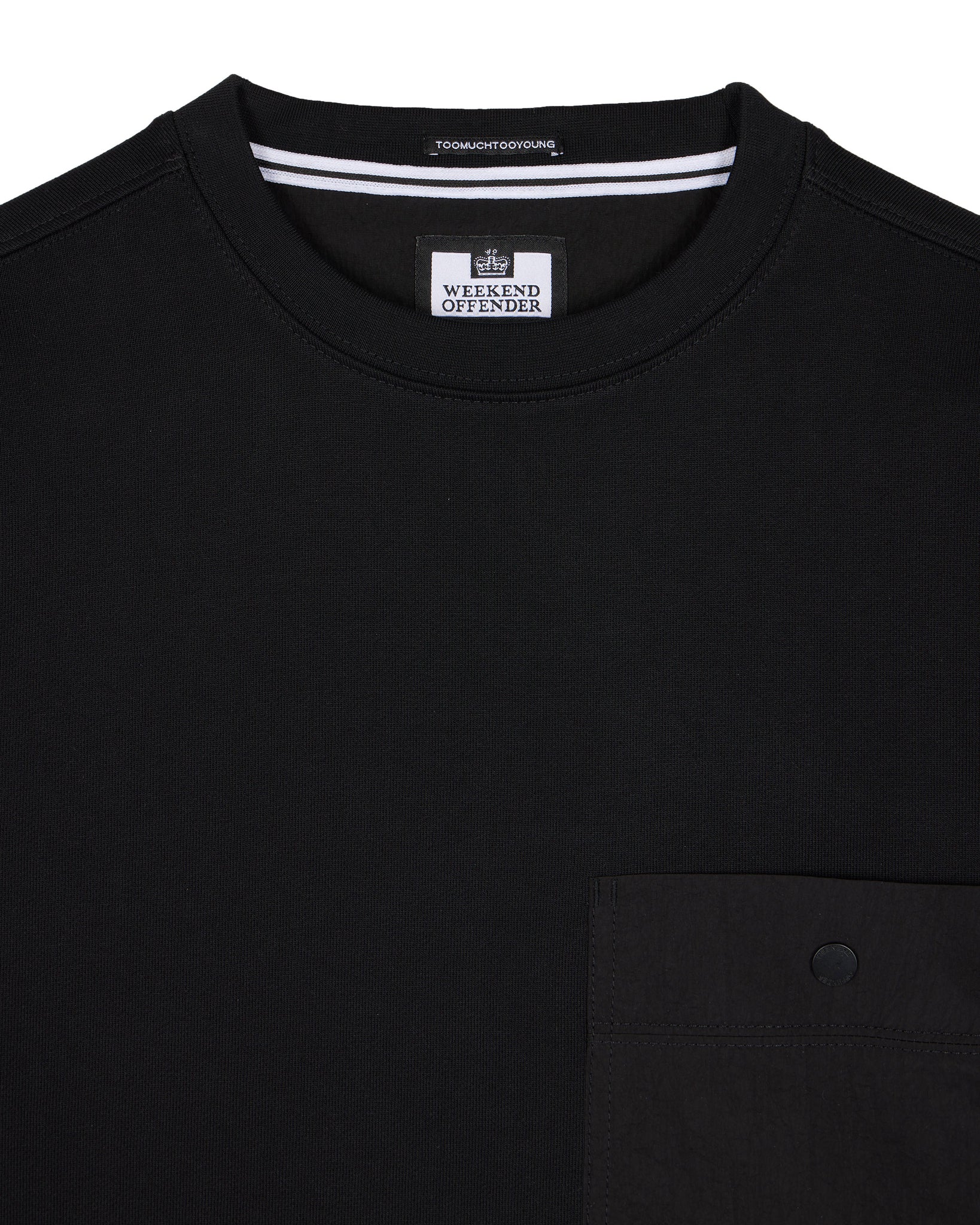 Sirenko Pocket Sweatshirt Black