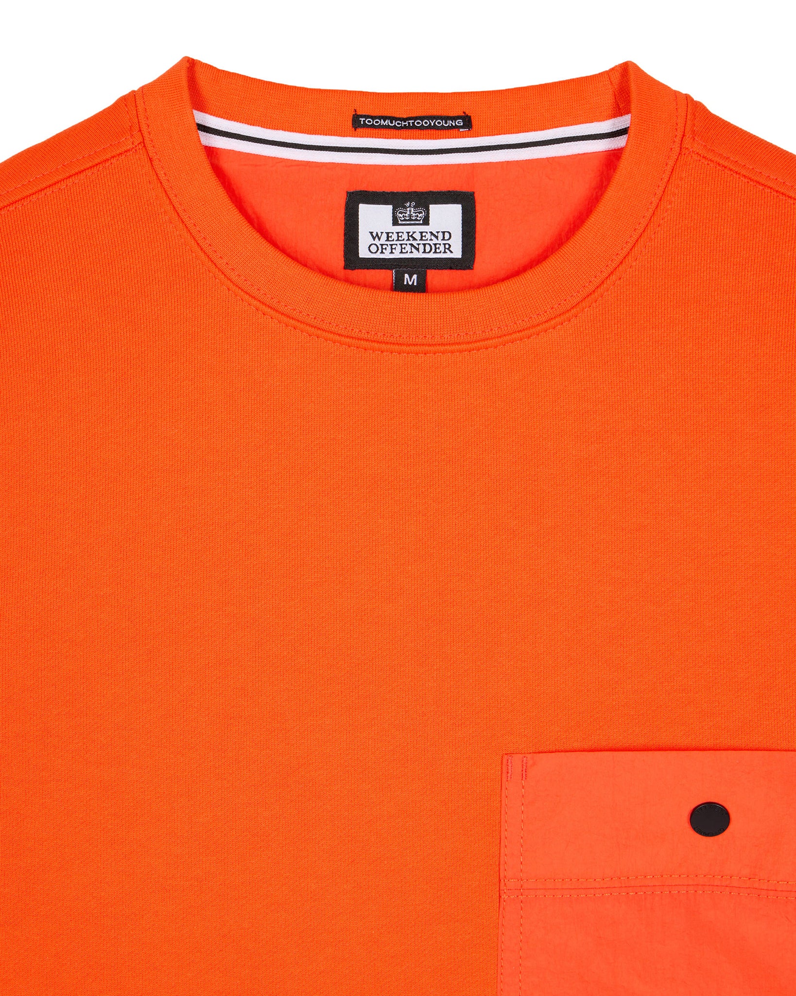 Sirenko Pocket Sweatshirt Orange Fizz