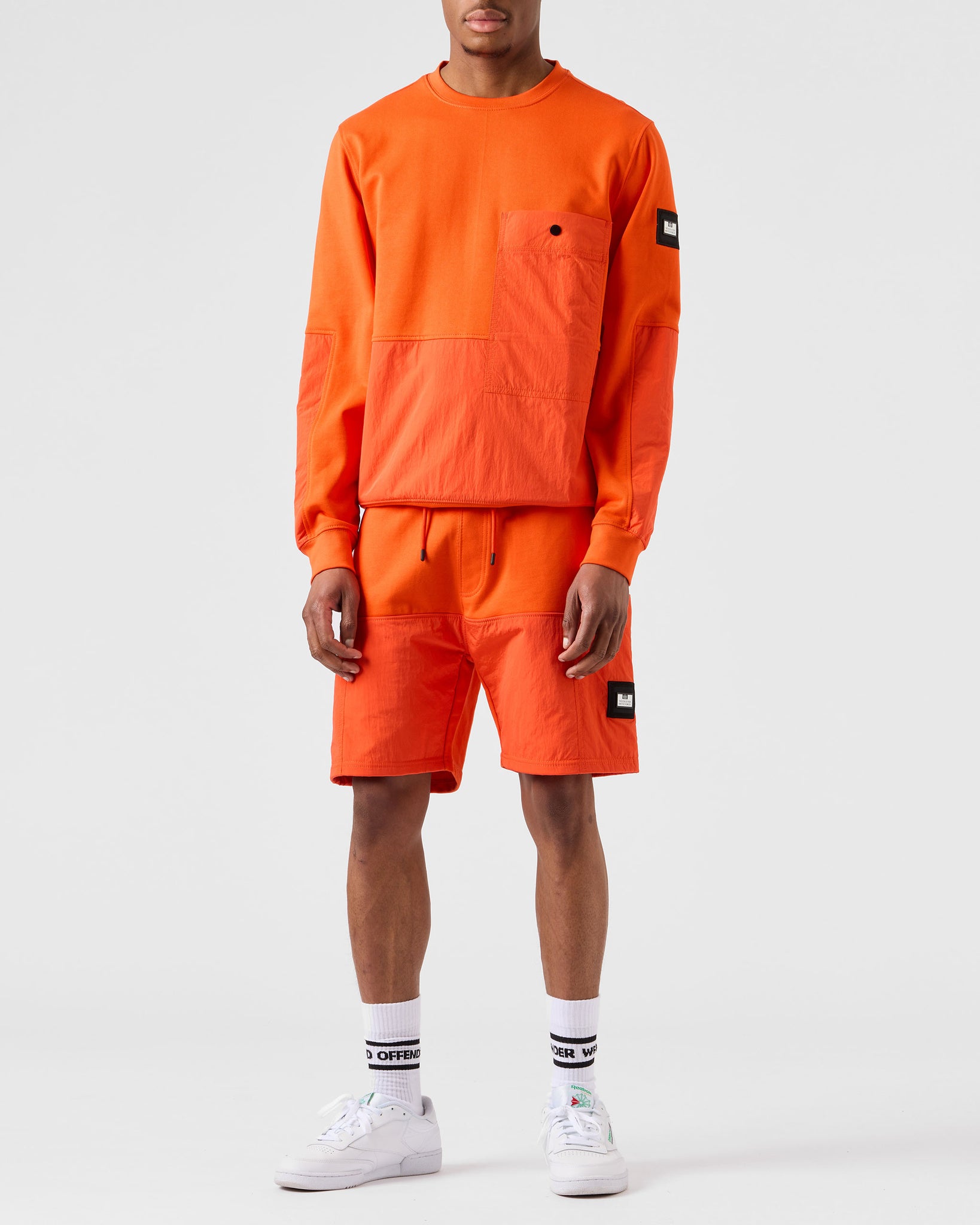 Sirenko Pocket Sweatshirt Orange Fizz