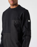 Sirenko Pocket Sweatshirt Black