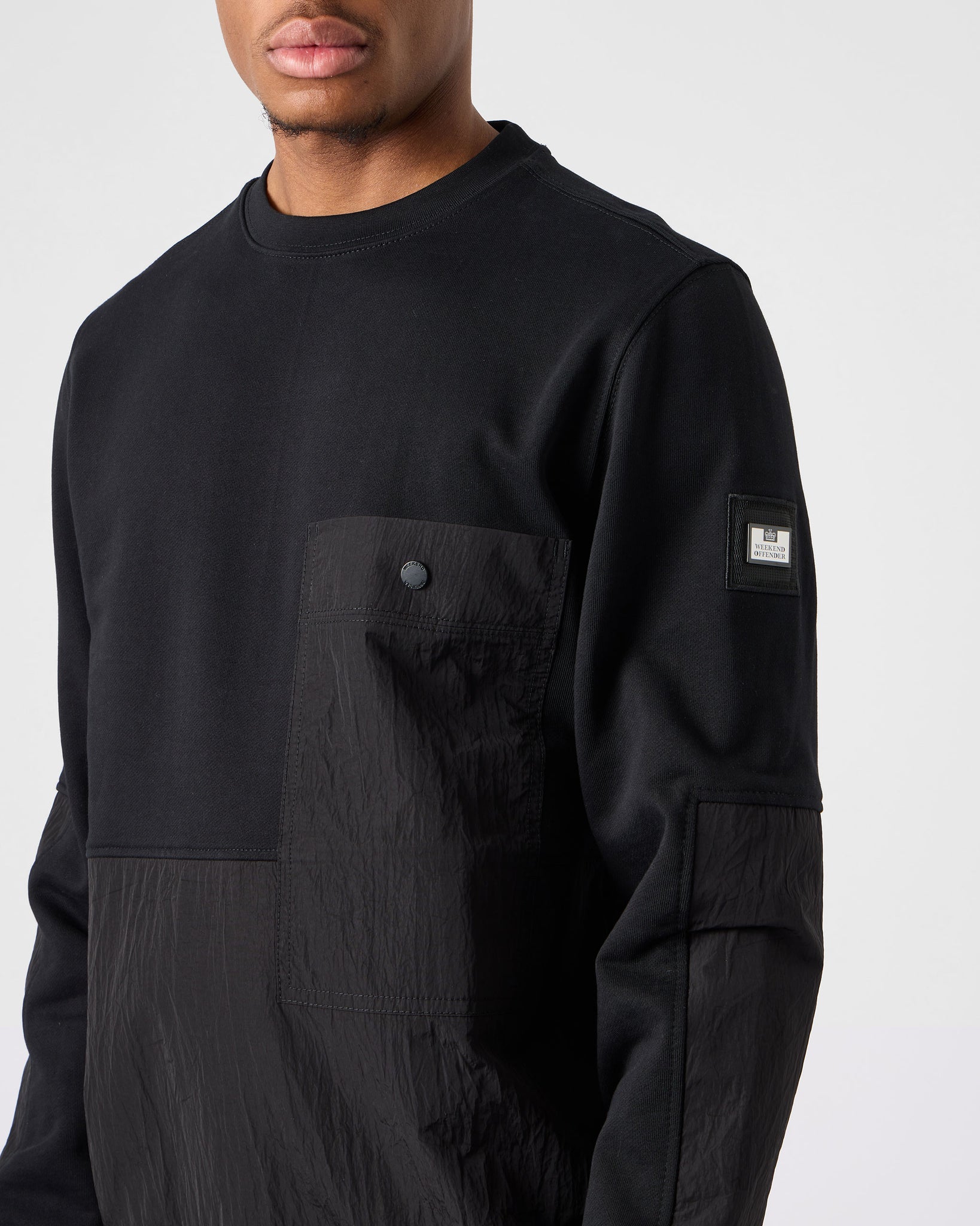 Sirenko Pocket Sweatshirt Black