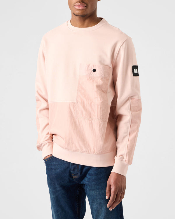Sirenko Pocket Sweatshirt Rosewater