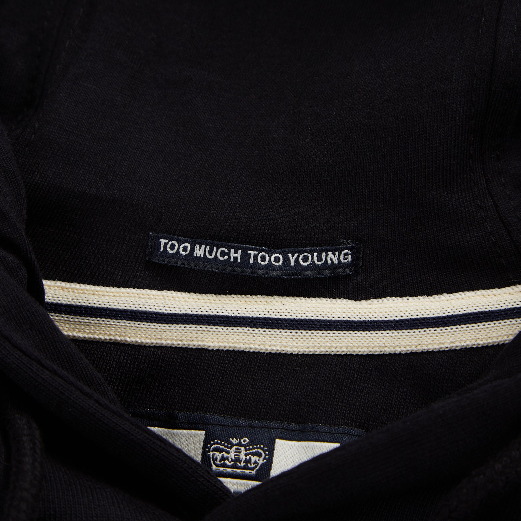 Morrie Graphic Hoodie Black