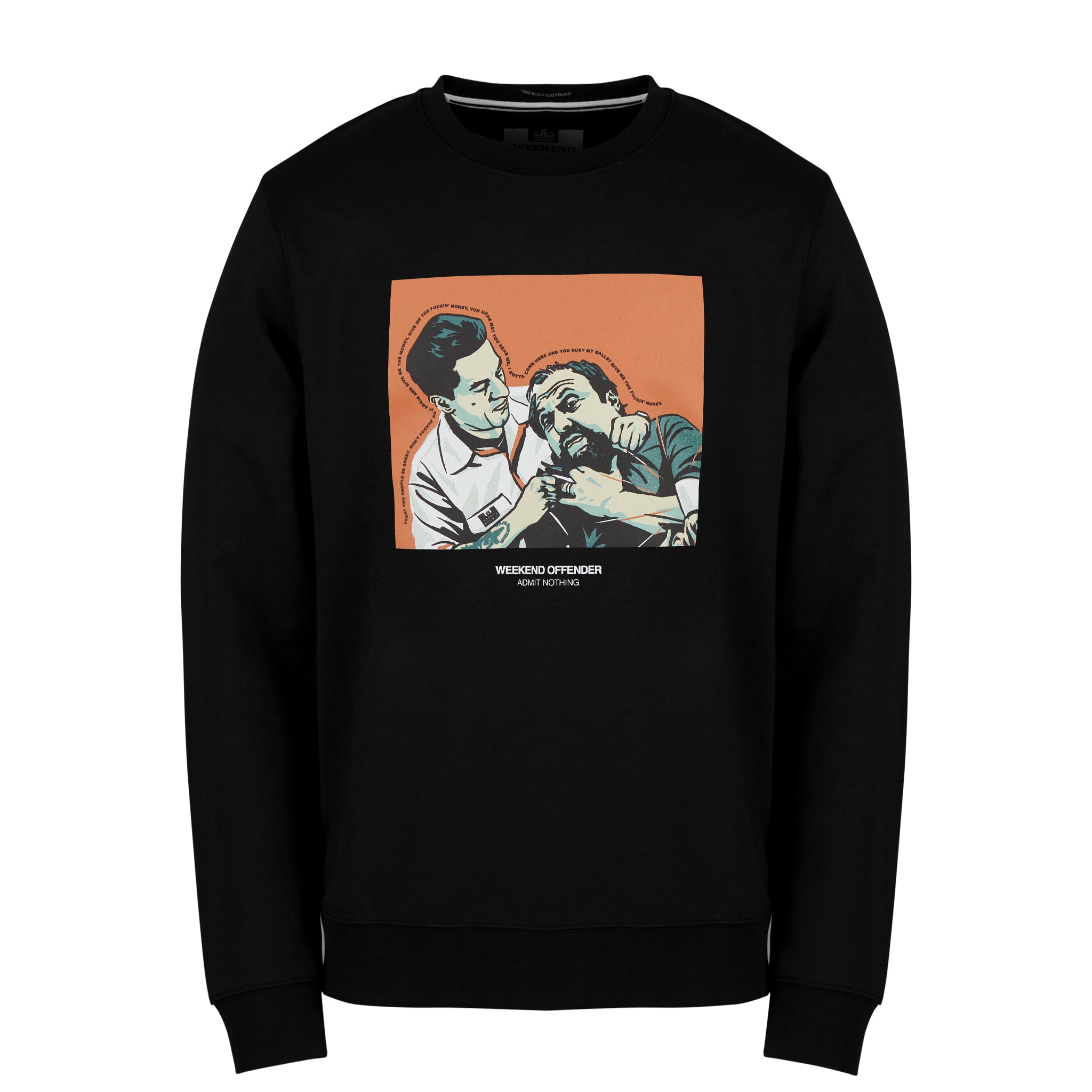 Morrie Graphic Sweatshirt Black