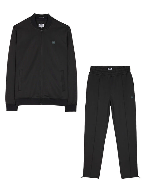 Mens black clearance adidas tracksuit