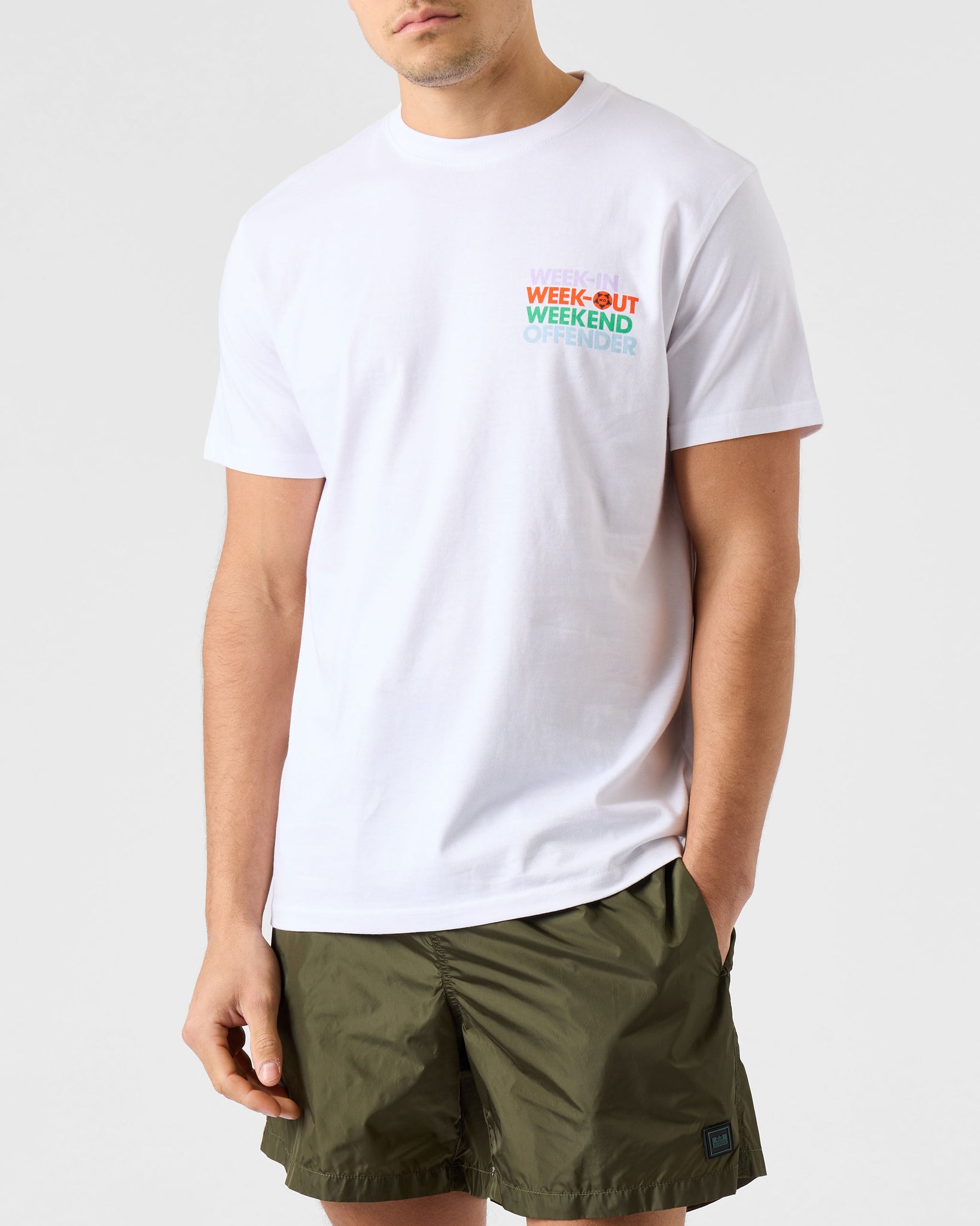 Week In Week Out Graphic T-Shirt White