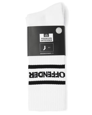 WO Sports Socks White