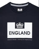 Country Series England T-Shirt Navy/White